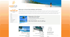 Desktop Screenshot of coralclubtravel.ourvacationcentre.net
